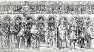 Dogal Procession, c.1555-60 by Matteo Pagani